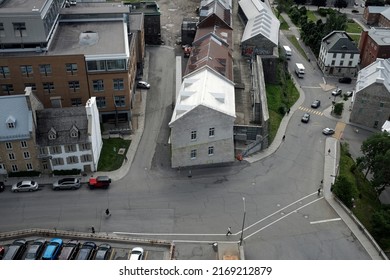 Quebec, Canada - 06-17-2022: Quebec City Street