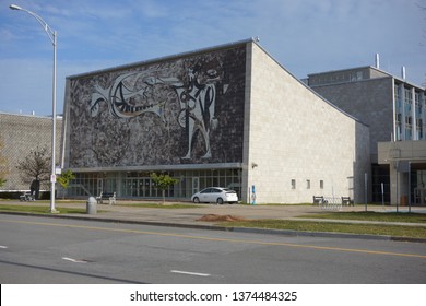 Quebec, Canada, 10 22 2017 : View Of Laval University In Quebec City