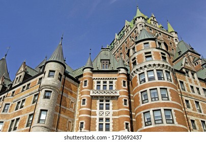 Quebec; Canada- June 25 2018 : Le Chateau Frontenac Built In 1893 By Bruce Price 