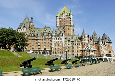 Quebec; Canada- June 25 2018 : Le Chateau Frontenac Built In 1893 By Bruce Price 