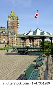 Quebec; Canada- June 25 2018 : Le Chateau Frontenac Built In 1893 By Bruce Price 