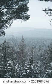 Quebec, Canada Winter Lake Scene