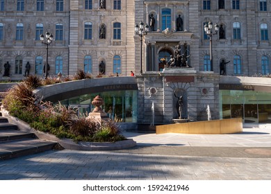 Quebec City, Canada - 5 October 2019: Entrance Of National Assembly Of Quebec