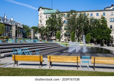 Quebec City Hall Water Mirror