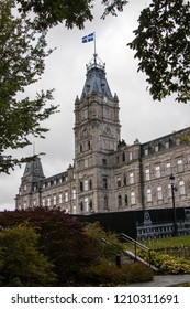 Quebec City Parliament Building Under Construction