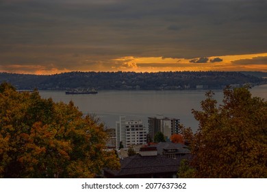 Queen Anne View Over Elliot Bay, Seattle Washington