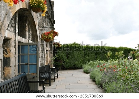 Queen Anne's garden in Stirling Castle, Scotland