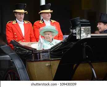 Queen Elizabeth II Attends Ladies Day At The Annual Royal Ascot Horse Racing Event. Ascot, UK. June 21, 2012, Ascot, UK Picture: Catchlight Media / Featureflash