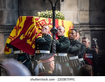 The Queen Lying In State Ceremony At St Giles Cathedral. 12th September 2022.