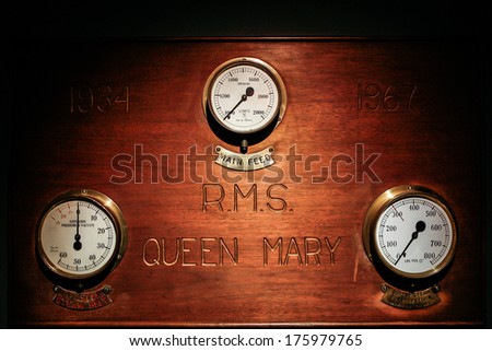 Queen Mary control panel