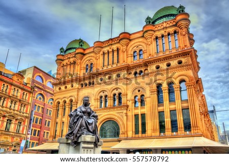 Queen Victoria Building in Sydney, built in 1898. Australia, New South Wales