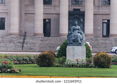 Queen Victoria Statue Historic Site Winnipeg, Manitoba Canada 1904