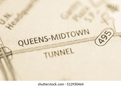 Queens Midtown Tunnel. New York. USA