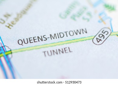 Queens Midtown Tunnel. New York. USA