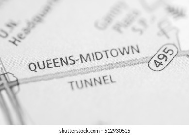 Queens Midtown Tunnel. New York. USA