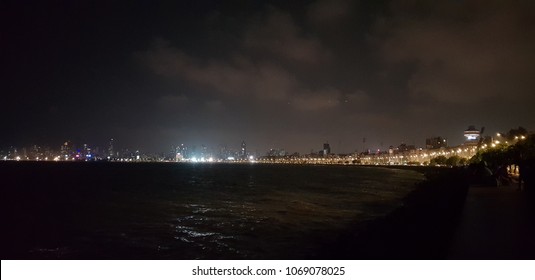 Queens Necklace Nariman Point Mumbai India