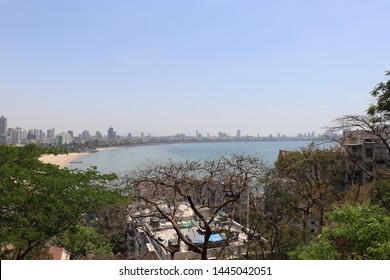 The Queen's Necklace: A View Of Mumbai's Marine Drive From Malabar Hills.