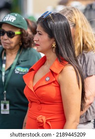 Queens, NY USA August 12, 2022. Senator Jessica Ramos Held A Press Conference In East Elmhurst For Storm Preparedness As Hurricane Season Approaches. 