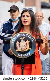 Queens, NY USA August 12, 2022. Senator Jessica Ramos Held A Press Conference In East Elmhurst For Storm Preparedness As Hurricane Season Approaches. 