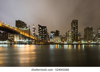 Queensboro Bridge At Night