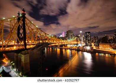 Queensboro Bridge At Night