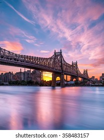 Queensboro Bridge At Sunrise