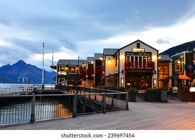 QUEENSTOWN, NZ - Nov18:Queenstown Mall On Nov18 2014.It's One Of The Most Popular Travel Destination In New Zealand Known For It's Restaurants, Ski Tourism And Extreme Sport Adventure. 