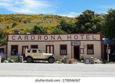 Queenstown, Otago / New Zealand - May 27 2014: Historic Cardrona Hotel Front