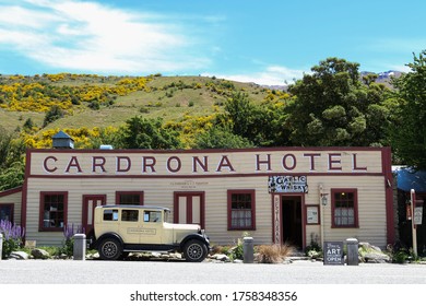 Queenstown, Otago / New Zealand - May 27 2014: Historic Cardrona Hotel Front