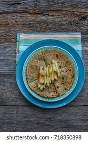 Quesadilla. Ham Apple And Cheese Quesadilla