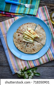 Quesadilla. Ham Apple And Cheese Quesadilla