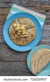 Quesadilla. Ham Apple And Cheese Quesadilla