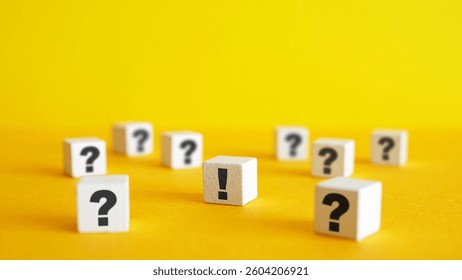 Question and exclamation marks. Problem-solving.