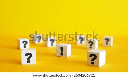 Question and exclamation marks. Problem-solving.