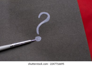 a question mark . FAQ frequency asked questions, Answer and Brainstorming Concepts