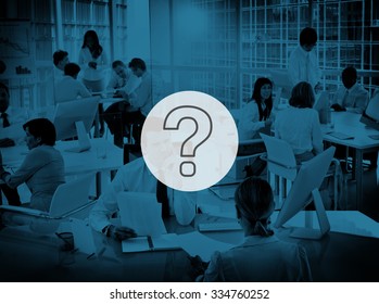 Question Mark Icon Solving Problem Solution Foto stock 334760252 ...