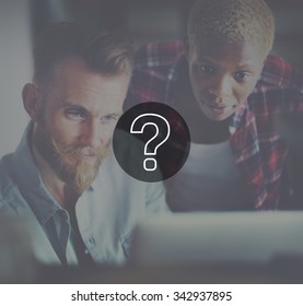 Question Mark Icon Solving Problem Solution Stock Photo (Edit Now ...