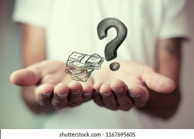 Question Mark And Money 