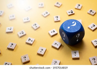 Question Mark On Dice Wooden Alphabet Stock Photo 1937014819 | Shutterstock