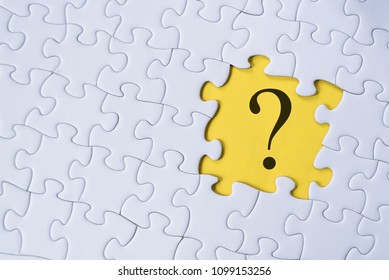 question mark on jigsaw puzzle with yellow background. question, faq and q&a concept - Powered by Shutterstock - Get 15% off with code: PIKWIZARD15