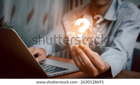  Question mark and root cause analysis concept. solution, analyze
root cause and solution concept.