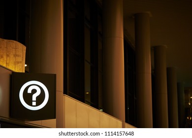 Question mark sign 