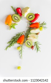 Question Mark Vegetables Fruits Stock Photo 1123042142 | Shutterstock