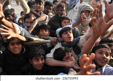 QUETTA, PAKISTAN - JANUARY 25: Flood survivors in relief camp in Quetta, Pakistan on January 25, 2011.