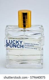 QUEZON CITY, PH - FEB. 1: Bench Lucky Punch By Manny Pacquiao Eau De Toilette Product Shot On February 1, 2017 In Quezon City, Philippines.