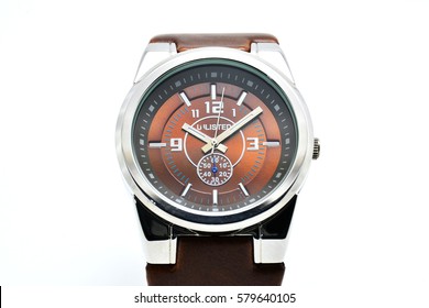 QUEZON CITY, PH - FEB. 1: Brown Unlisted By Kenneth Cole Watch Product Shot On February 1, 2017 In Quezon City, Philippines.