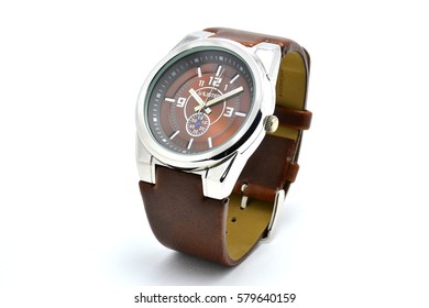 QUEZON CITY, PH - FEB. 1: Brown Unlisted By Kenneth Cole Watch Product Shot On February 1, 2017 In Quezon City, Philippines.