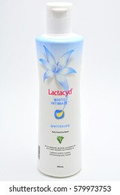 QUEZON CITY, PH - FEB. 1: Lactacyd White Intimate Whitening Daily Feminine Wash Product Shot On February 1, 2017 In Quezon City, Philippines.