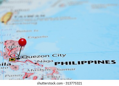 Quezon City Map Hd Stock Images Shutterstock