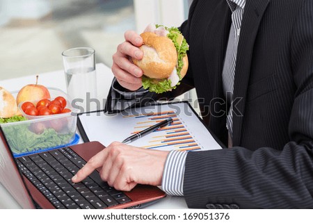 Similar – Image, Stock Photo second breakfast